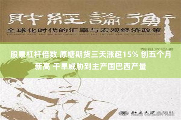 股票杠杆倍数 原糖期货三天涨超15% 创五个月新高 干旱威胁到主产国巴西产量